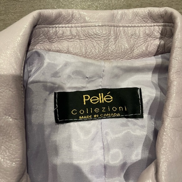 LAVENDER LEATHER JACKET - Picture 2 of 6
